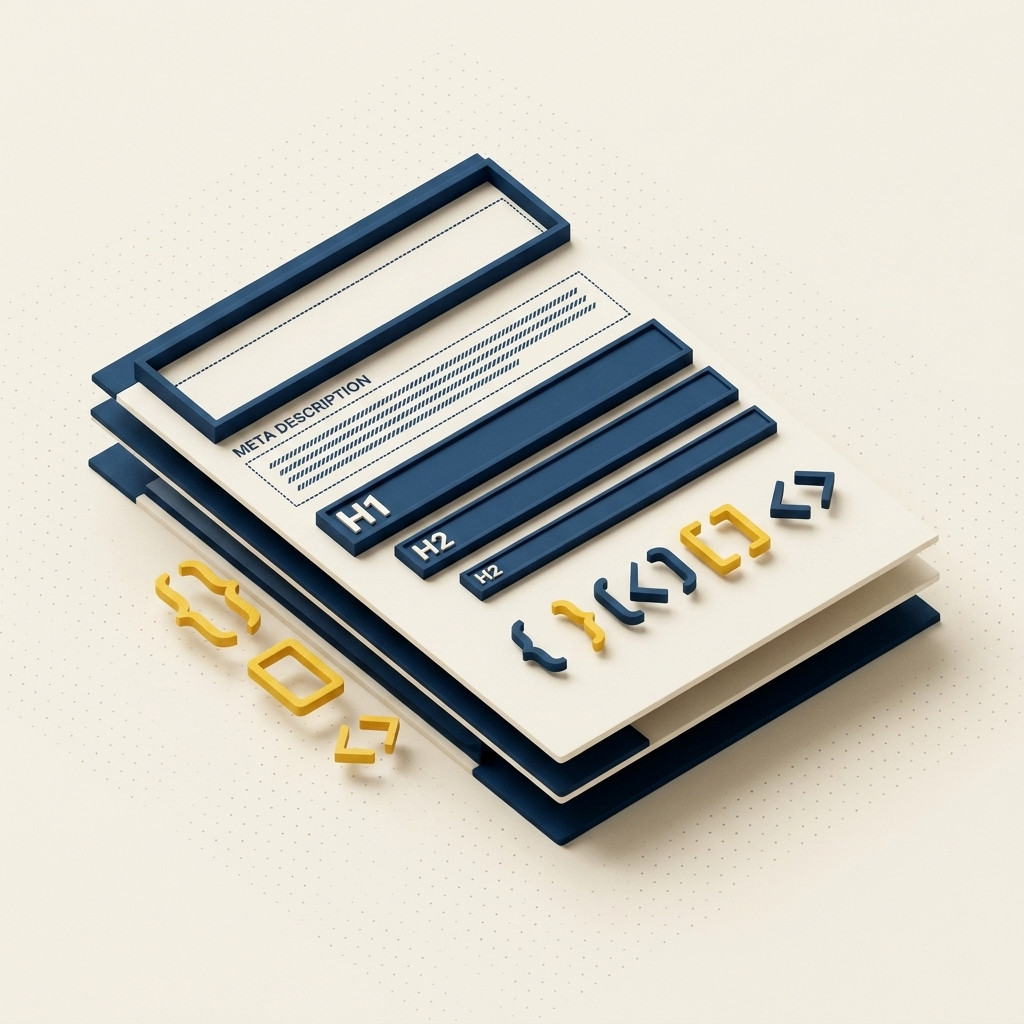 Audyt on-page — meta, nagłówki, schema