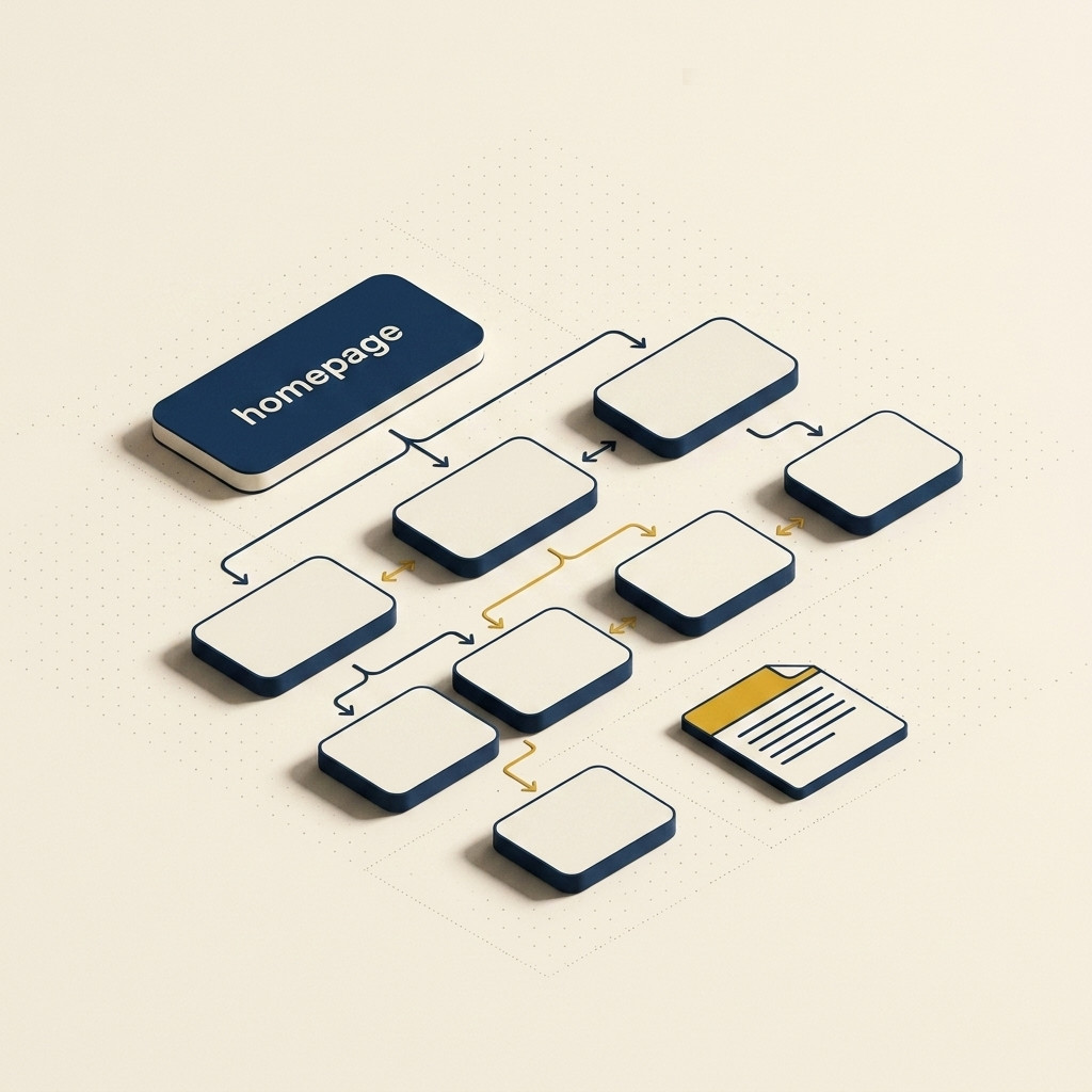 Brief i architektura informacji — sitemap